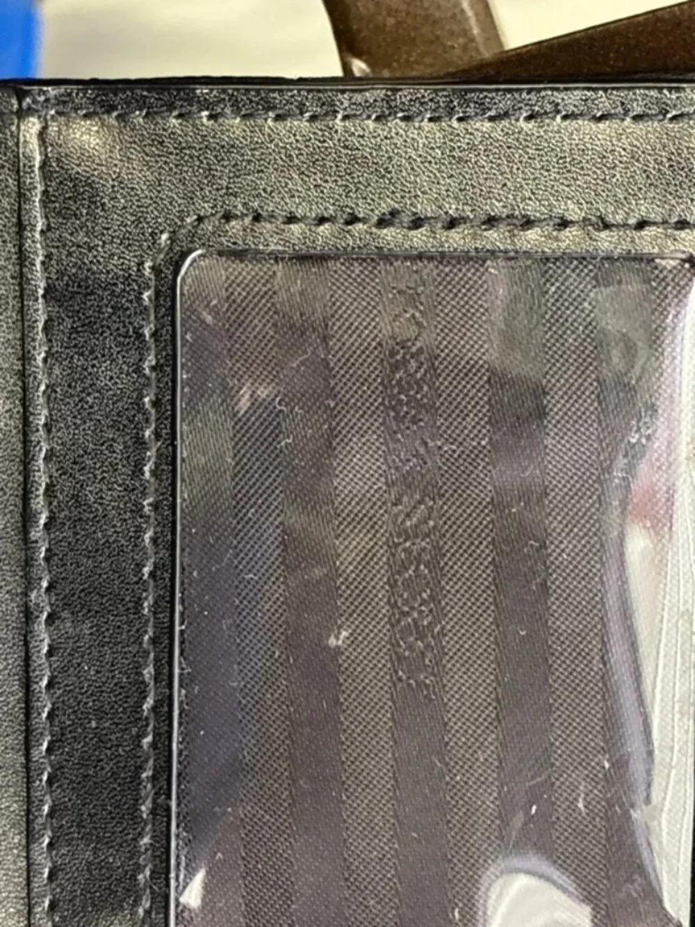Victoria's Secret Black Quilted V-Quilt Wristlet Wallet Clutch Bag